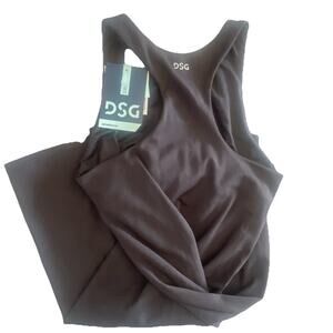 Dsg Girls M Momentum Black Athletic Dress